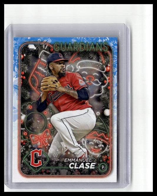 2024 Topps Holiday #H10 Emmanuel Clase