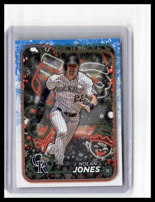 2024 Topps Holiday #H115 Nolan Jones