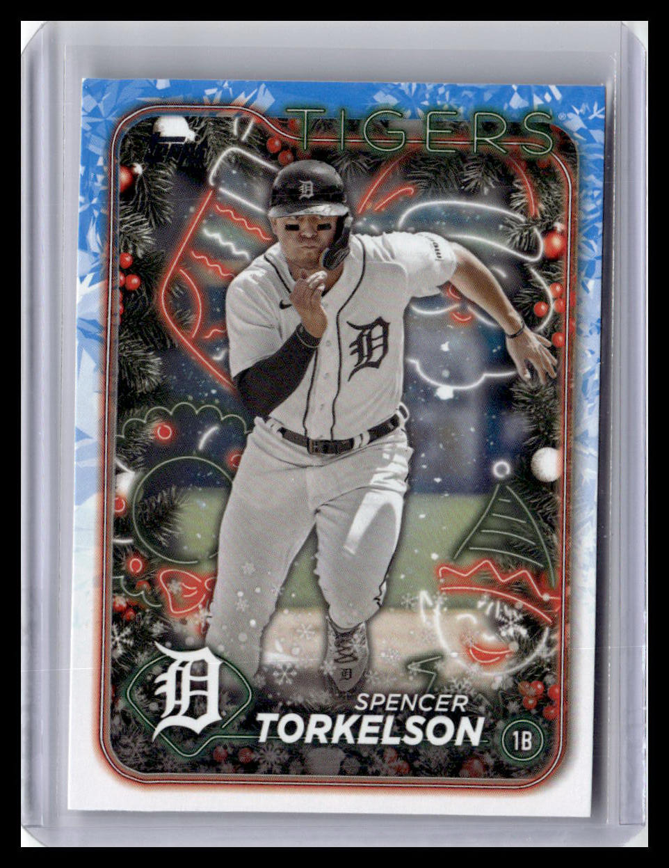 2024 Topps Holiday #H48 Spencer Torkelson Silver Glitter