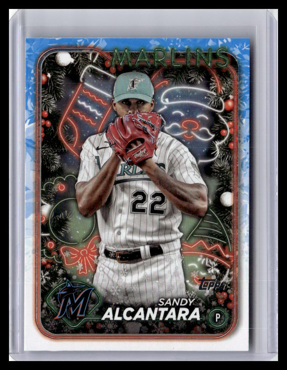 2024 Topps Holiday #H11 Sandy Alcantara