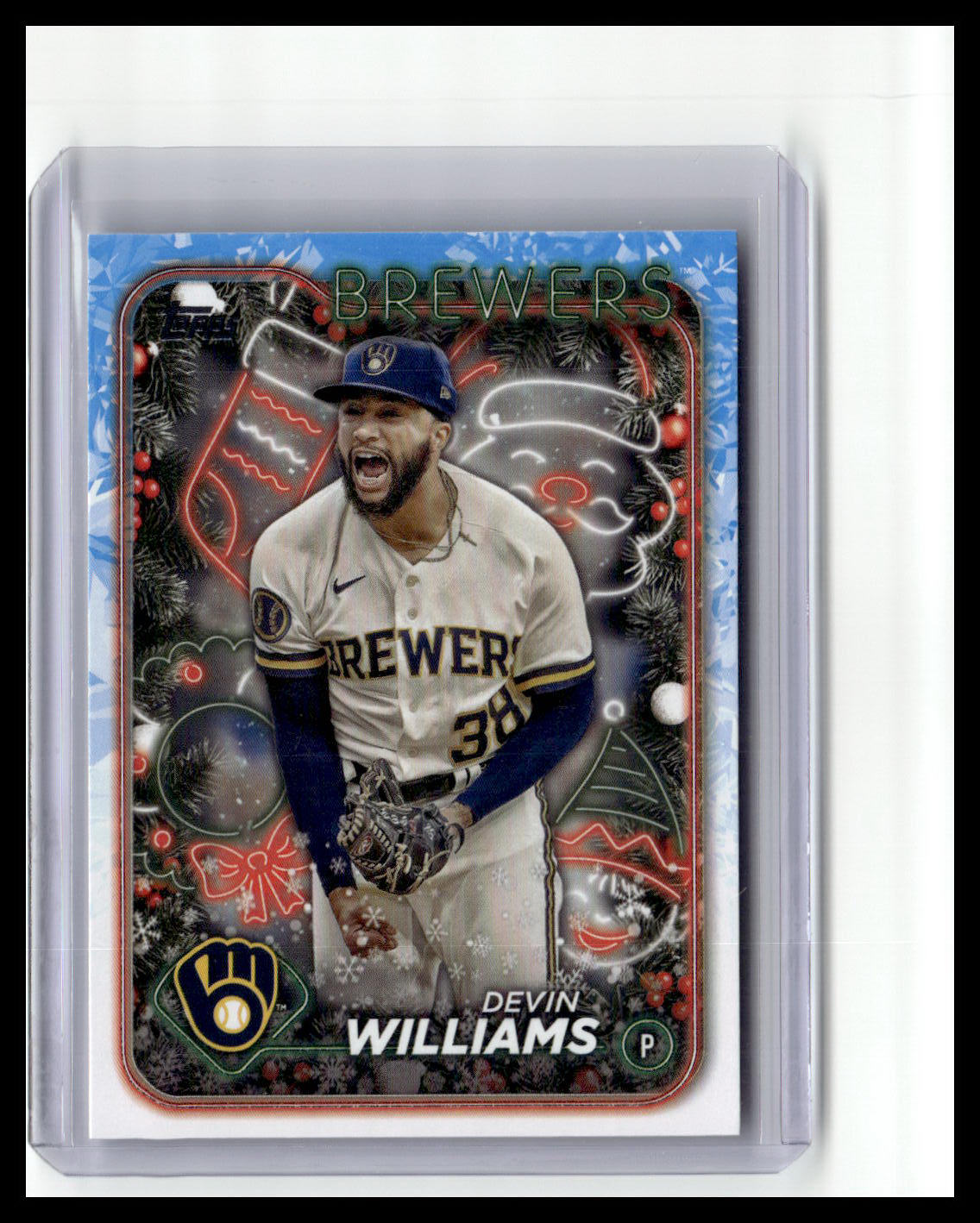 2024 Topps Holiday #H129 Devin Williams