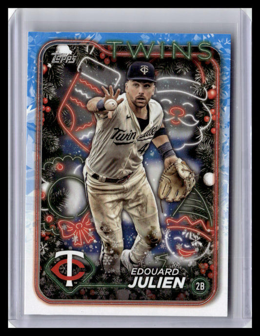 2024 Topps Holiday #H174 Edouard Julien