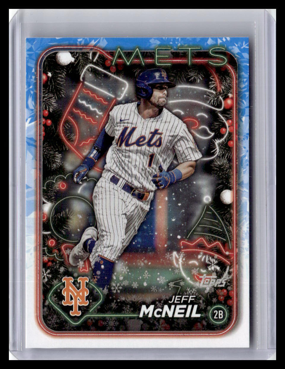 2024 Topps Holiday #H61 Jeff McNeil