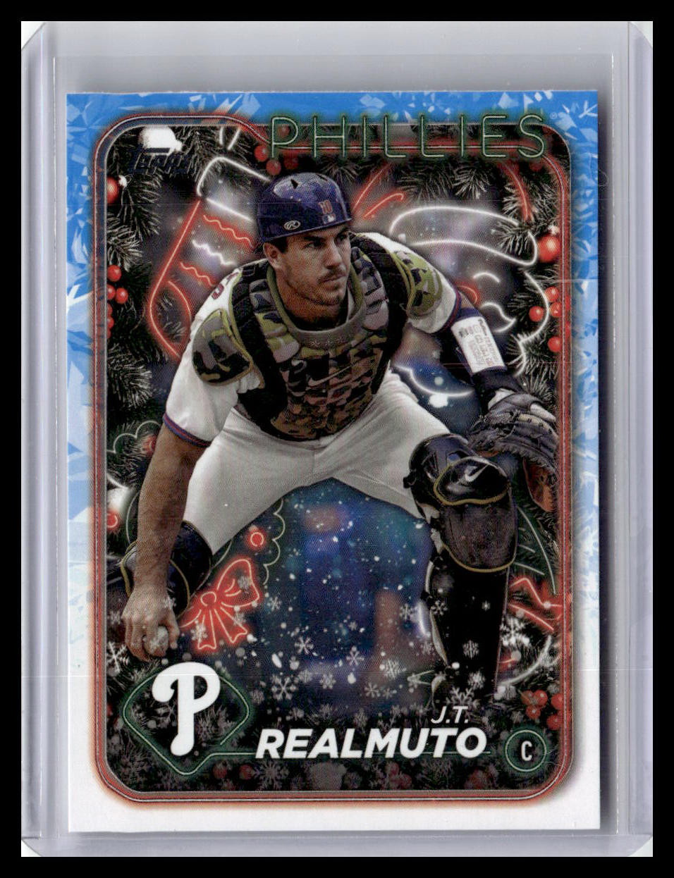 2024 Topps Holiday #H163 J.T. Realmuto