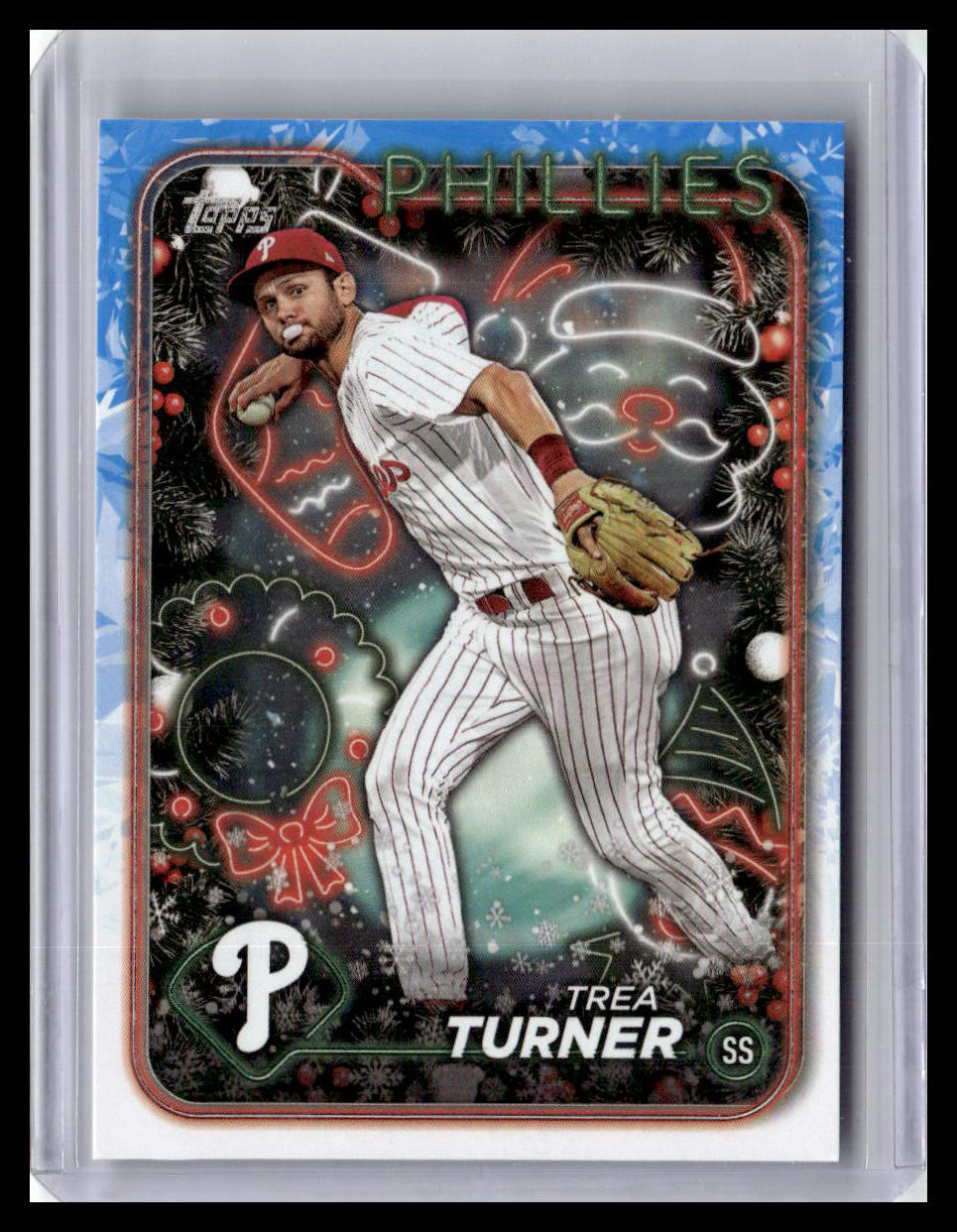 2024 Topps Holiday #H43 Trea Turner