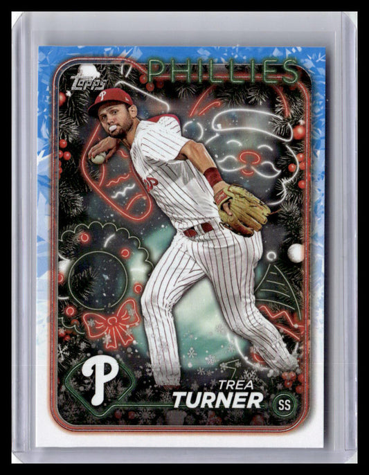 2024 Topps Holiday #H43 Trea Turner