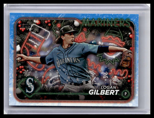 2024 Topps Holiday #H156 Logan Gilbert