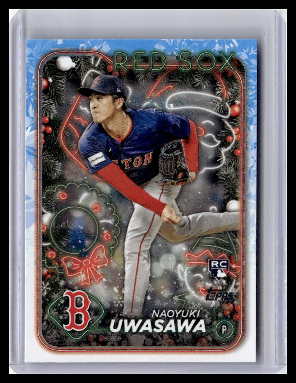 2024 Topps Holiday #H37 Naoyuki Uwasawa