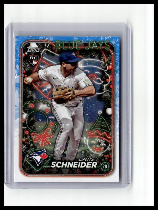 2024 Topps Holiday #H132 Davis Schneider