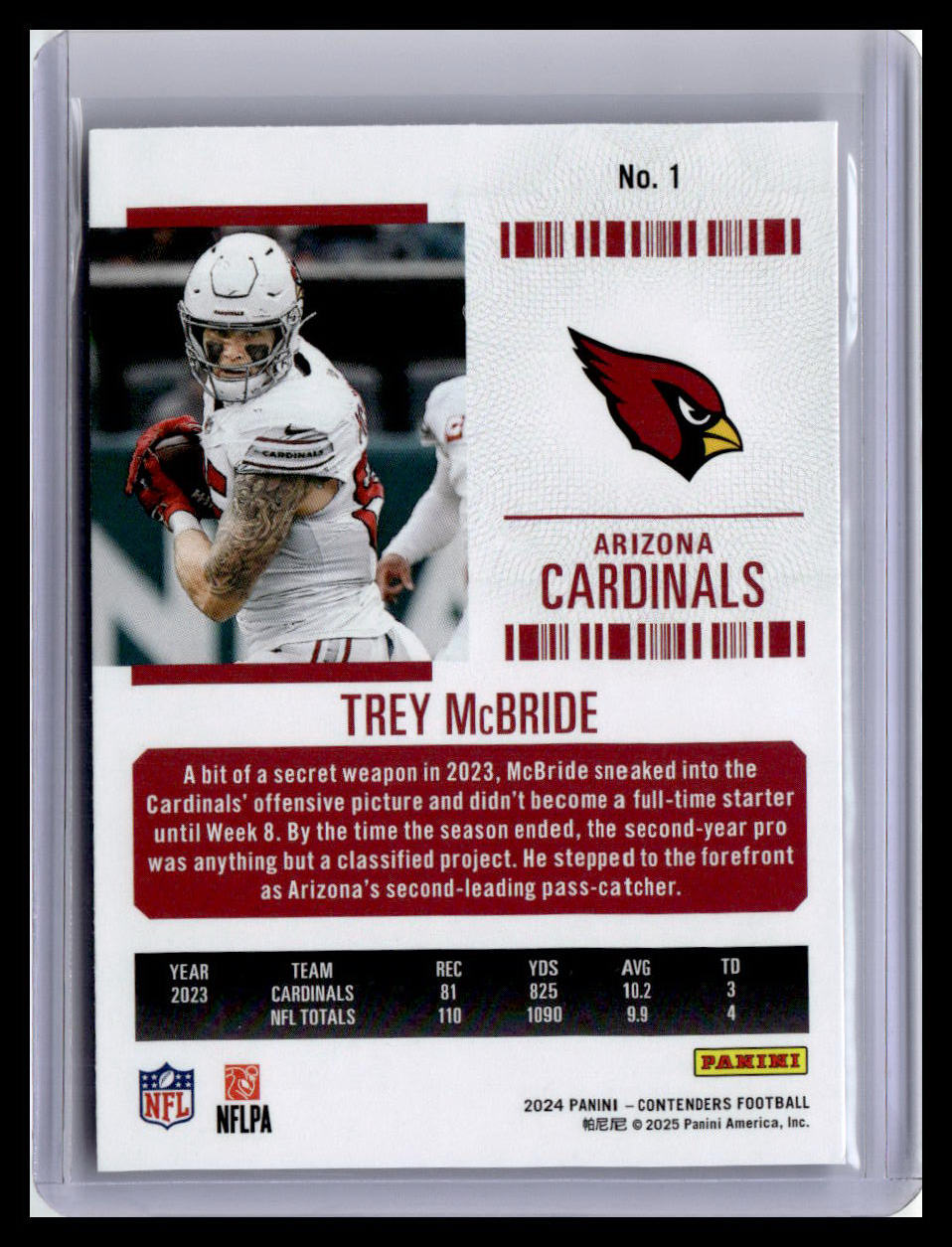 2024 Panini Contenders #1 Trey McBride