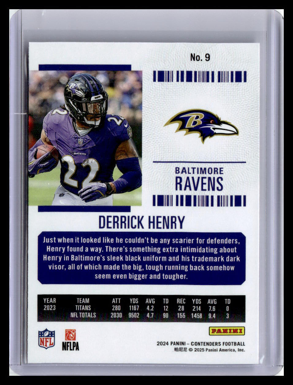 2024 Panini Contenders #9 Derrick Henry