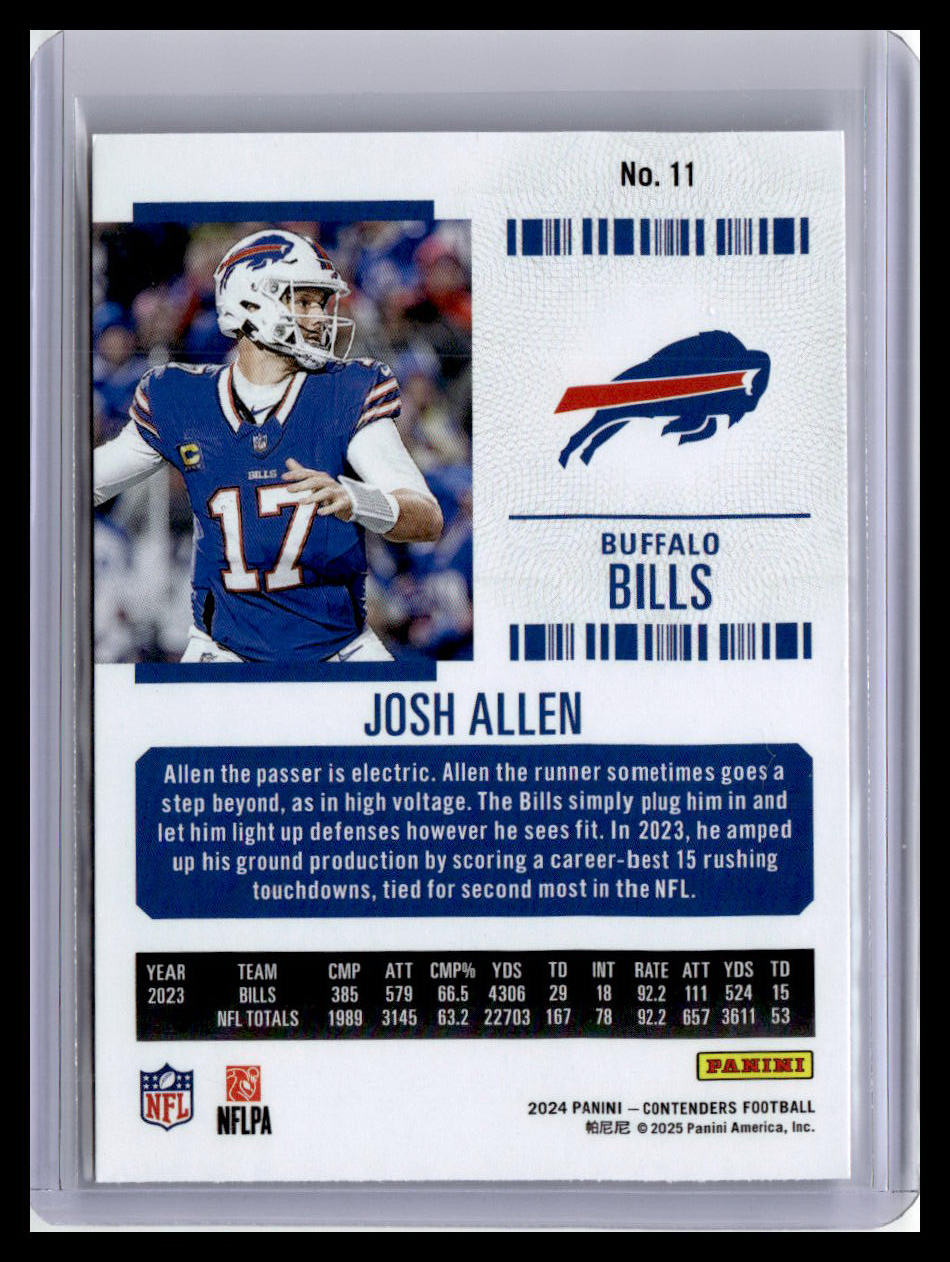 2024 Panini Contenders #11 Josh Allen