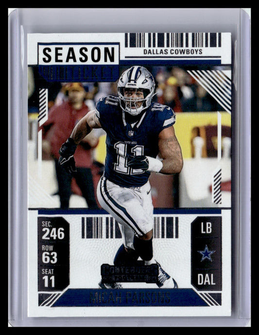 2024 Panini Contenders #27 Micah Parsons