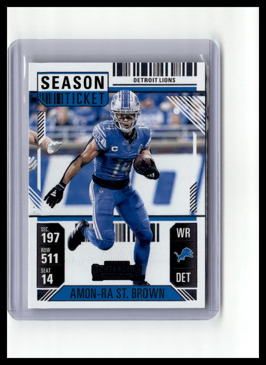 2024 Panini Contenders #33 Amon-Ra St. Brown