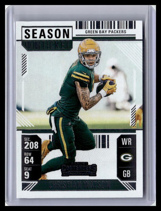 2024 Panini Contenders #36 Christian Watson