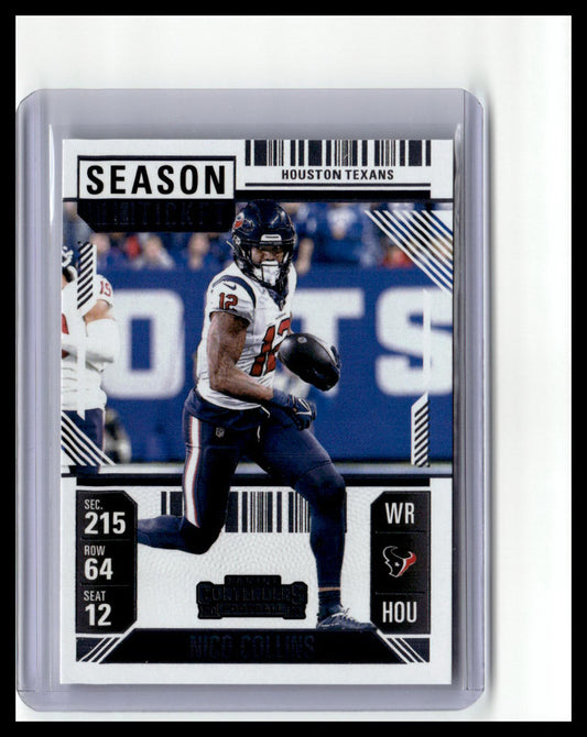2024 Panini Contenders #41 Nico Collins