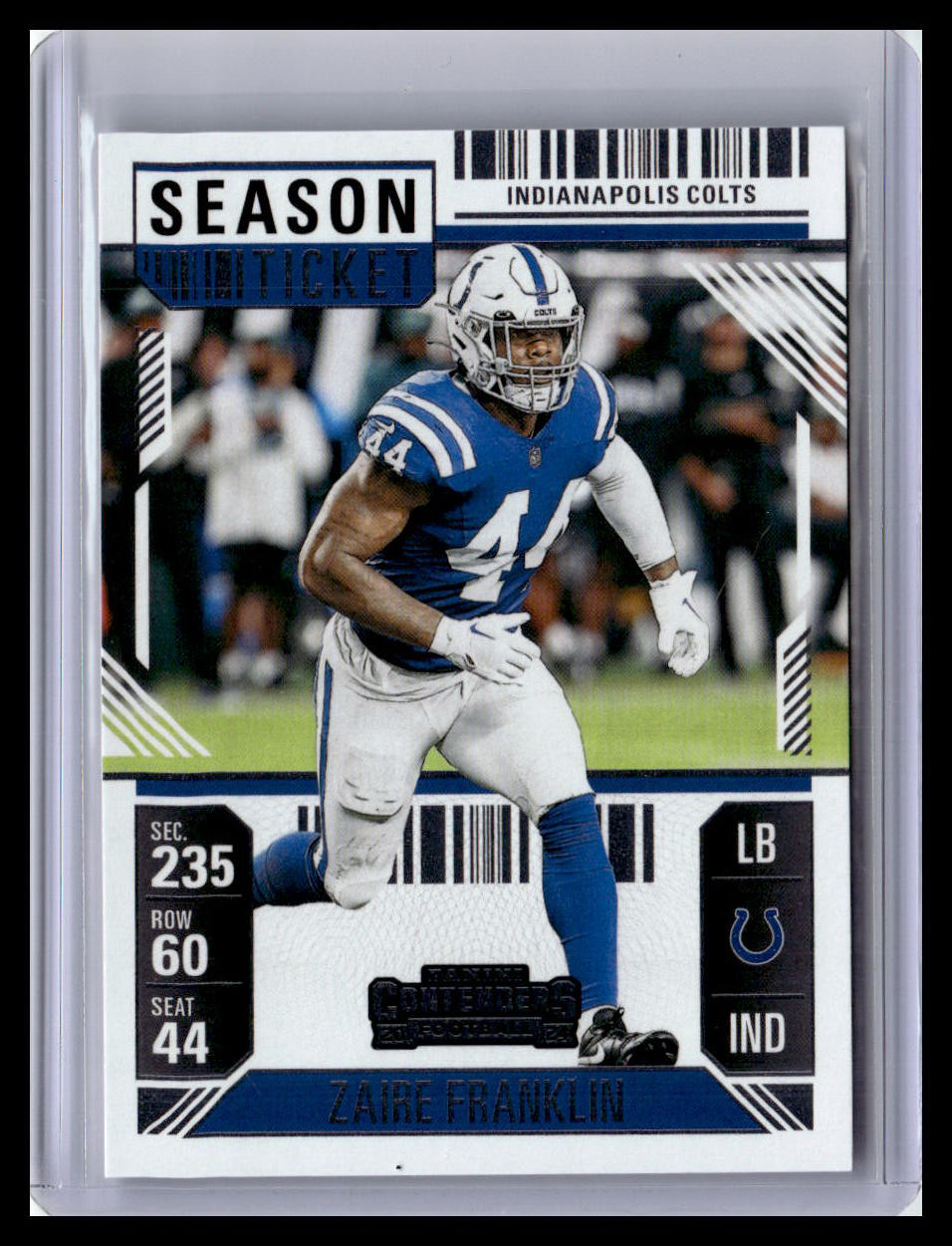 2024 Panini Contenders #44 Zaire Franklin