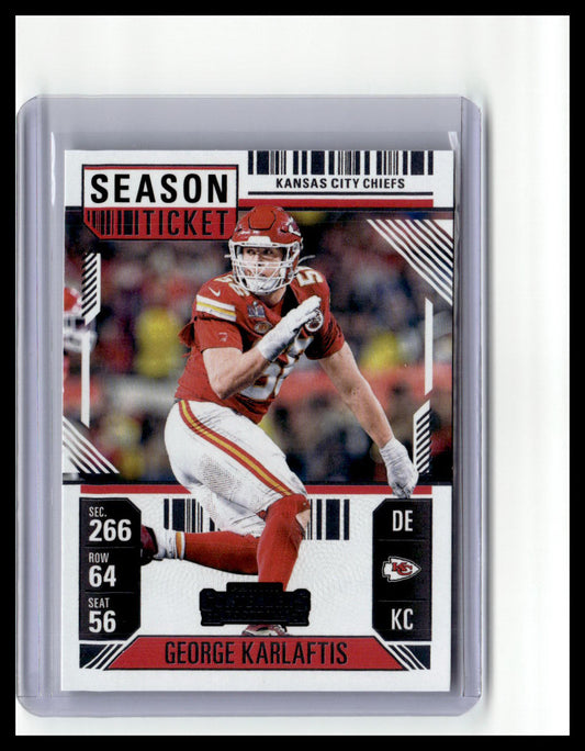 2024 Panini Contenders #51 George Karlaftis