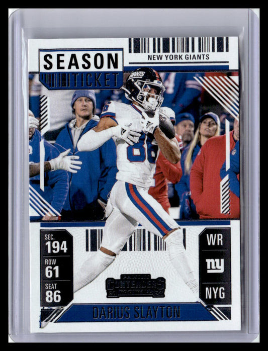 2024 Panini Contenders #75 Darius Slayton