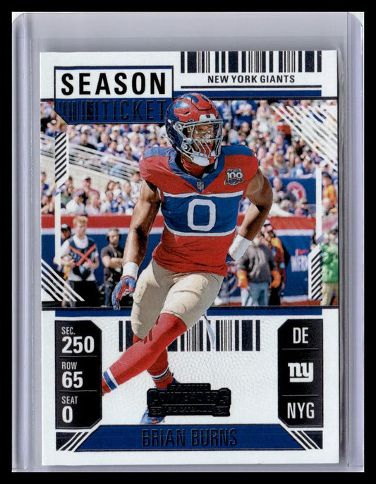 2024 Panini Contenders #74 Brian Burns