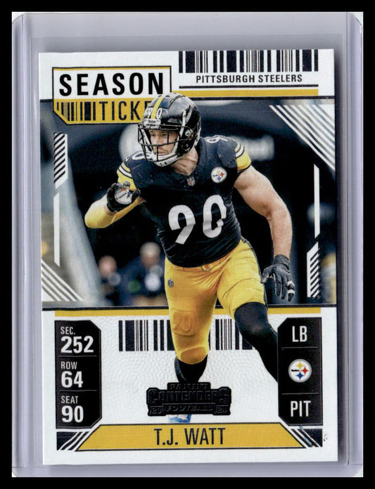 2024 Panini Contenders #83 T.J. Watt