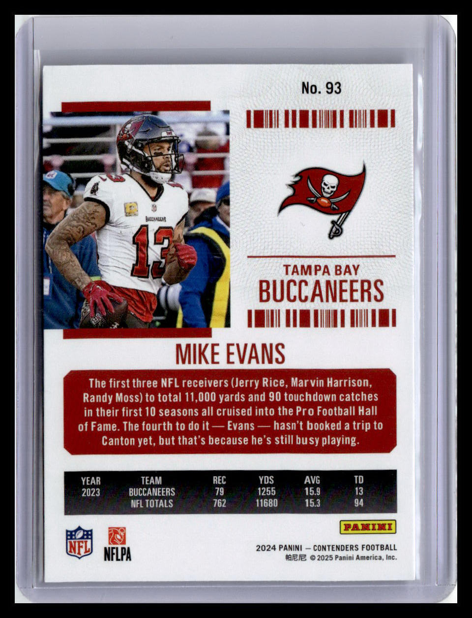 2024 Panini Contenders #93 Mike Evans