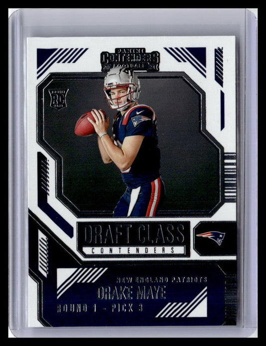 2024 Panini Contenders #3 Drake Maye Draft Class Contenders