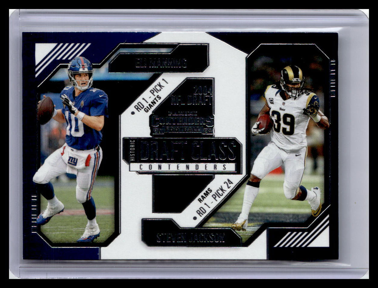 2024 Panini Contenders #21 Eli Manning / Steven Jackson Historic Draft Class