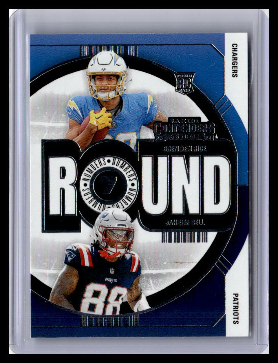 2024 Panini Contenders #22 Brenden Rice / Jaheim Bell Round Numbers