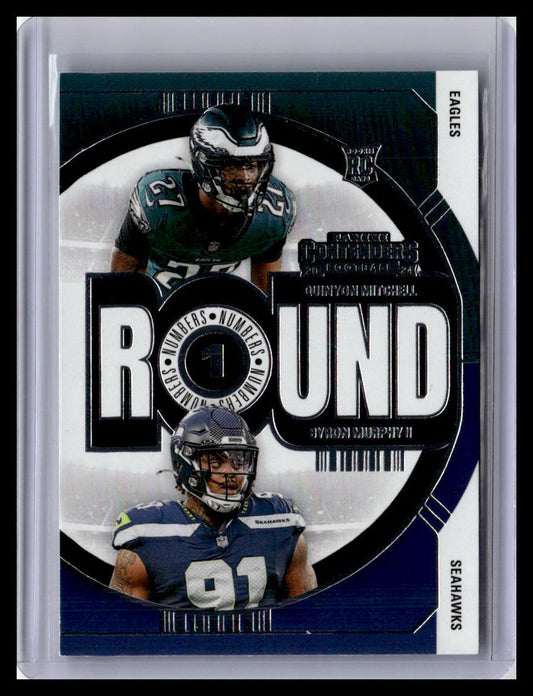 2024 Panini Contenders #24 Byron Murphy II / Quinyon Mitchell Round Numbers