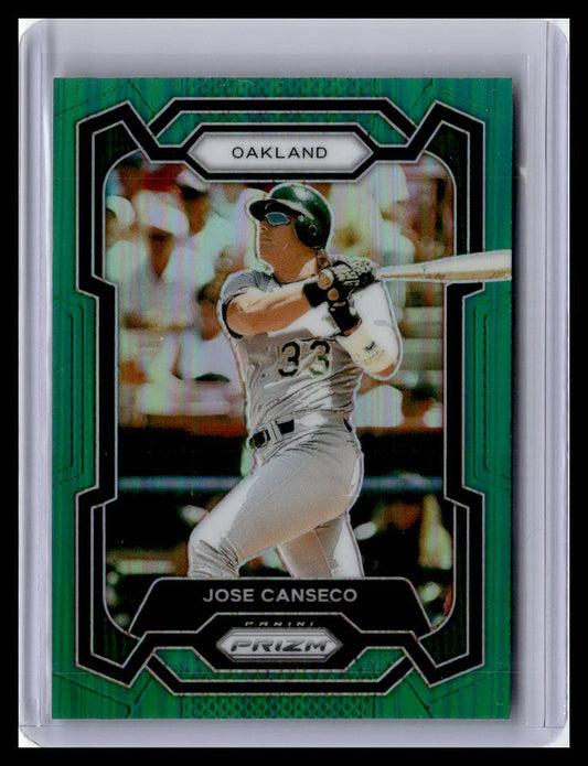 2024 Panini Prizm #250 Jose Canseco Green Prizms