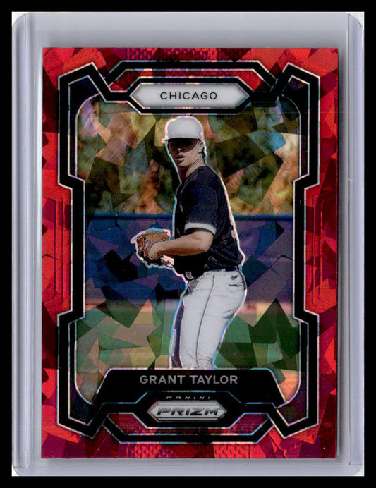 2024 Panini Prizm #206 Grant Taylor Pink Ice Prizms