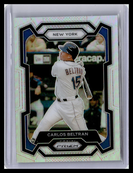 2024 Panini Prizm #16 Carlos Beltran Silver Prizms