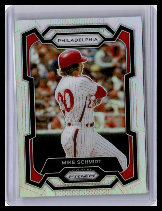 2024 Panini Prizm #73 Mike Schmidt Silver Prizms