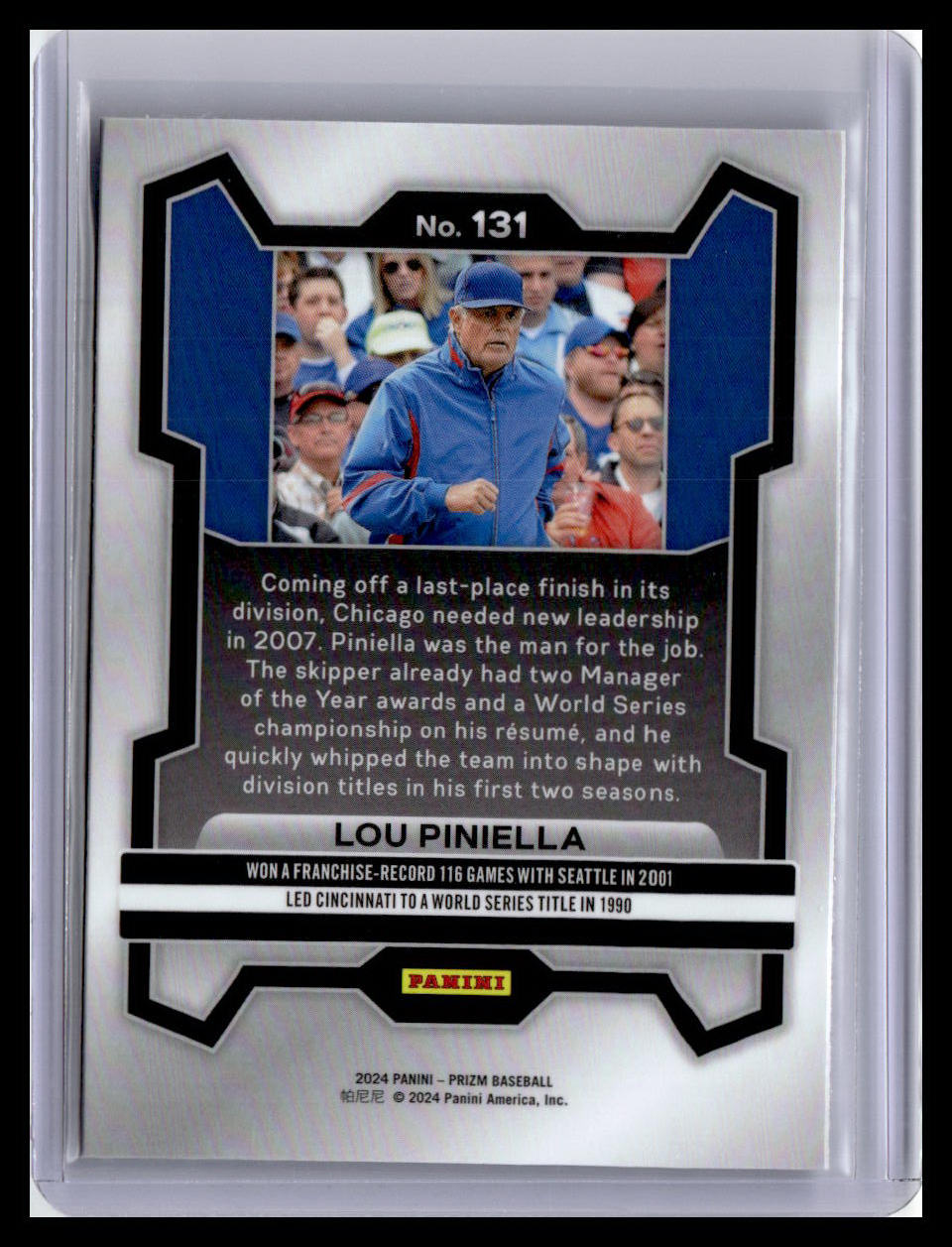 2024 Panini Prizm #131 Lou Piniella