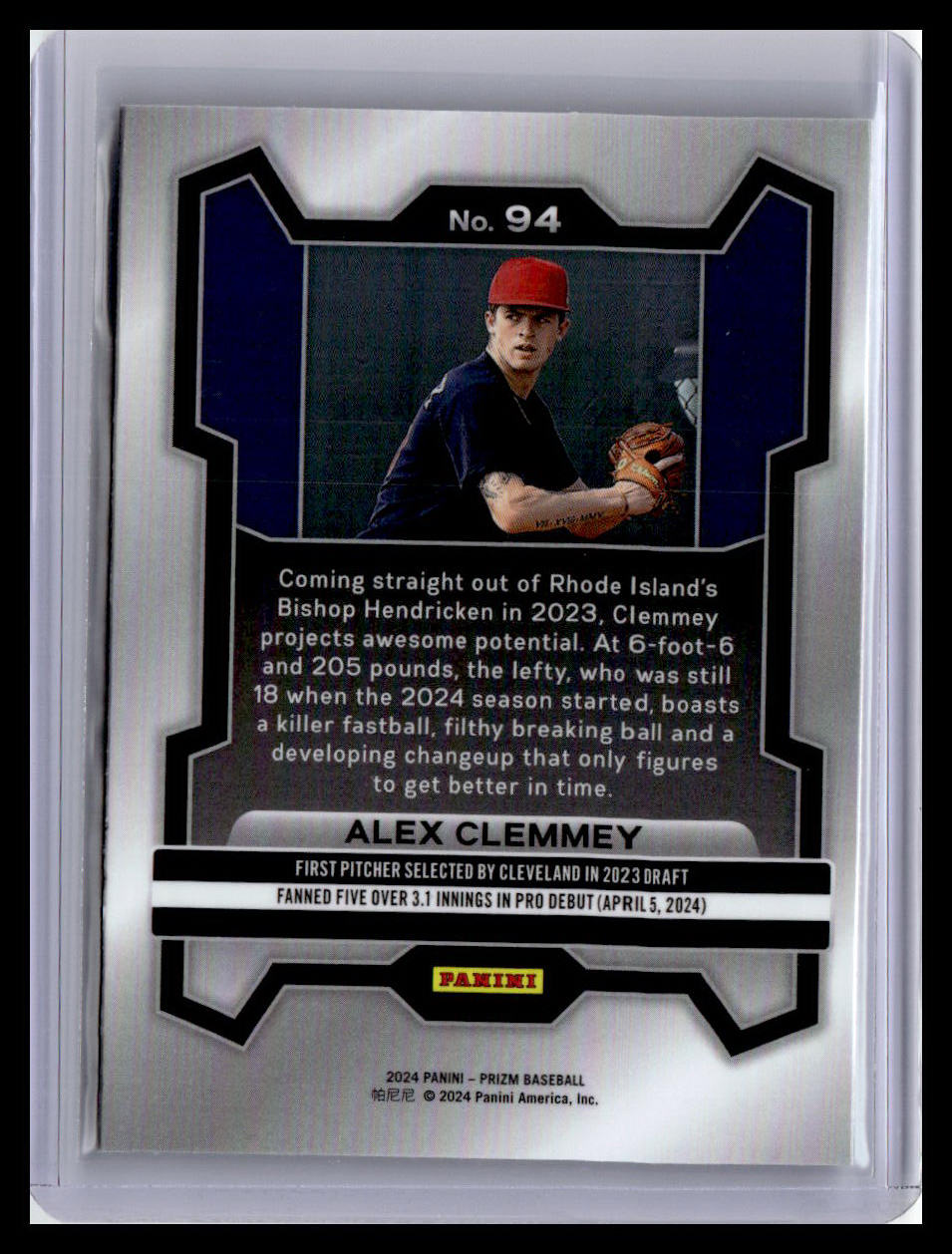 2024 Panini Prizm #94 Alex Clemmey