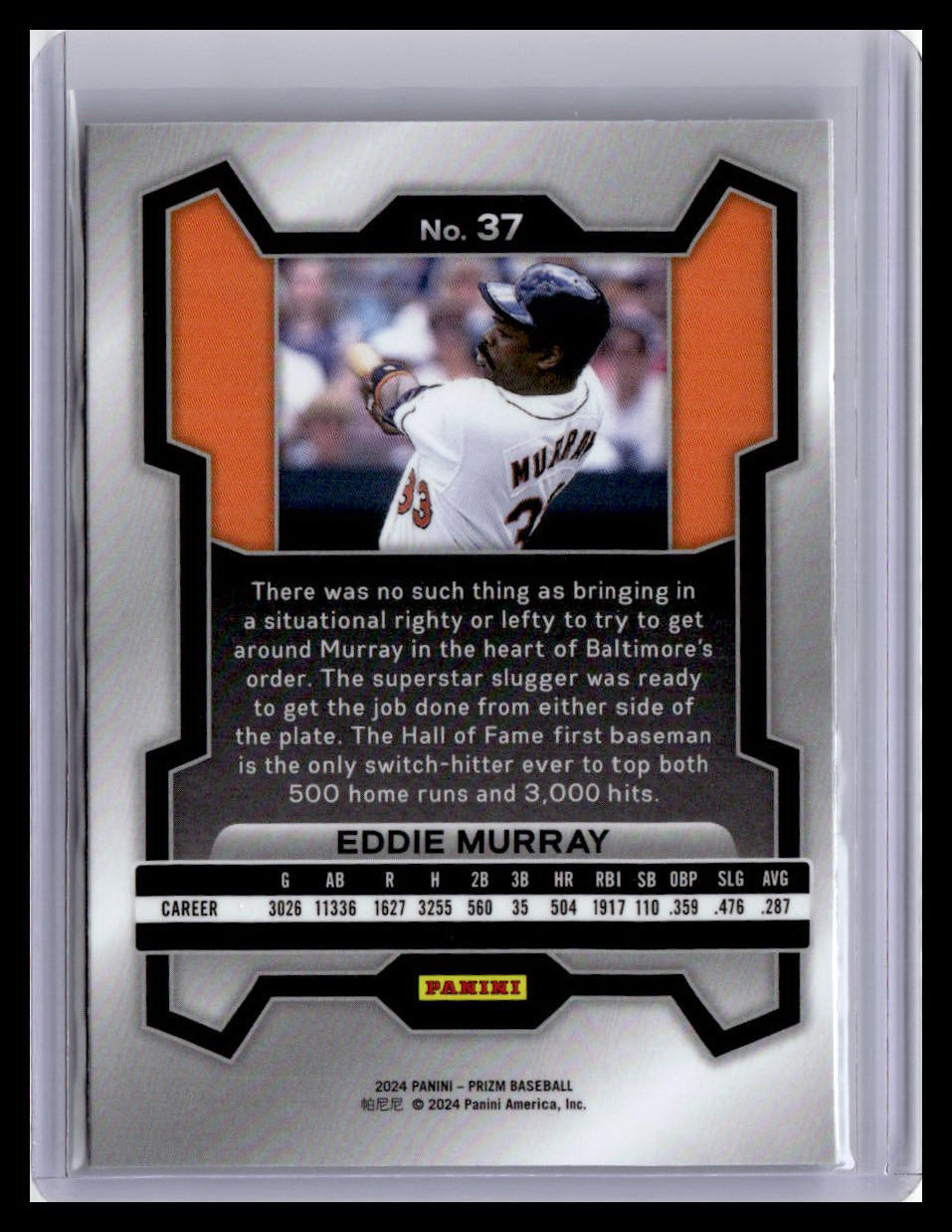 2024 Panini Prizm #37 Eddie Murray