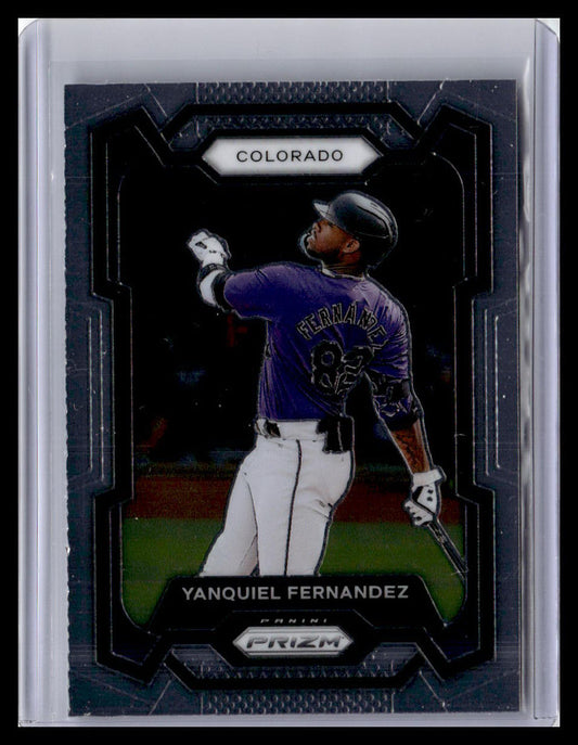 2024 Panini Prizm #113 Yanquiel Fernandez