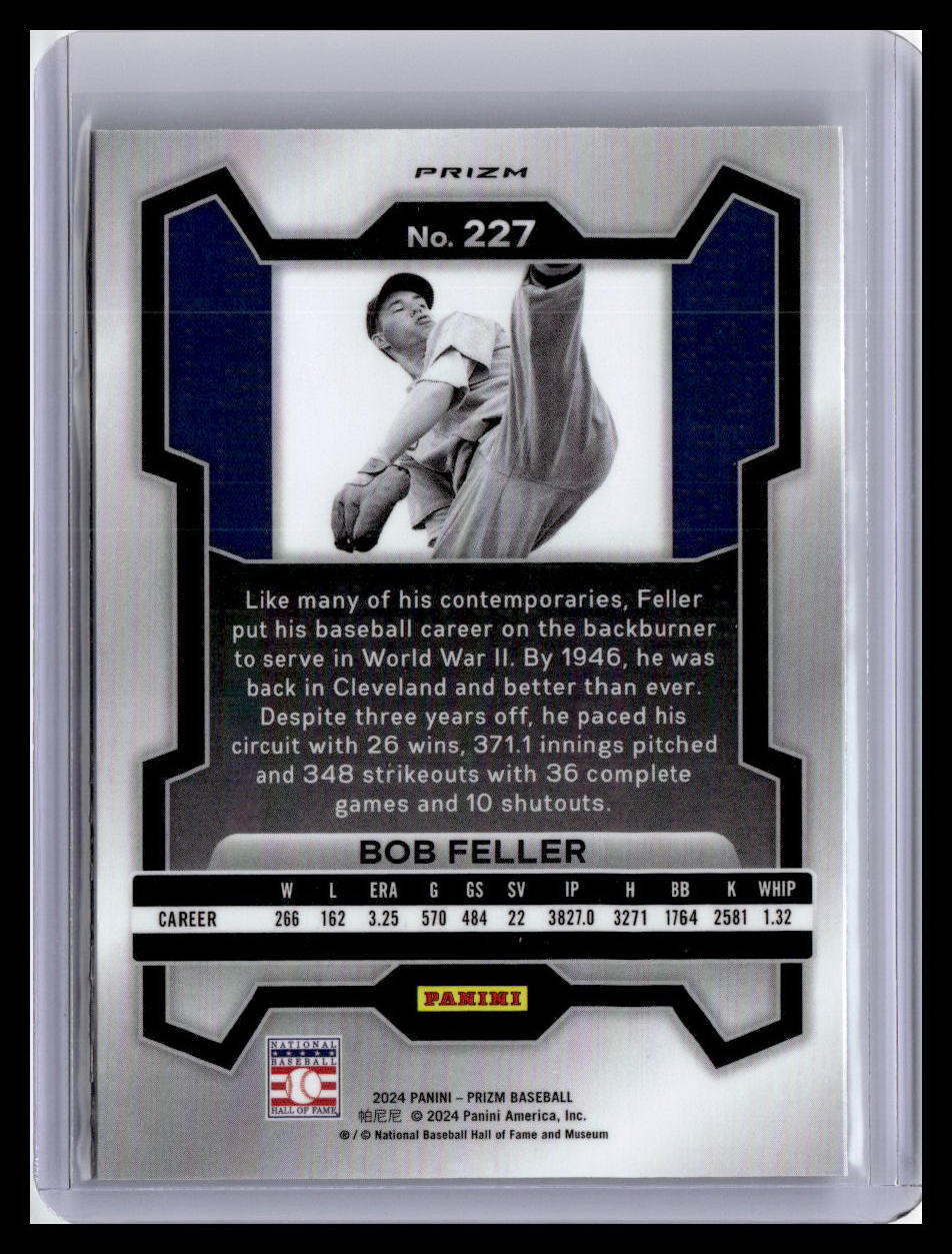 2024 Panini Prizm #227 Bob Feller