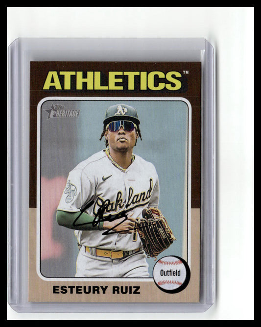 2024 Topps Heritage #300 Esteury Ruiz