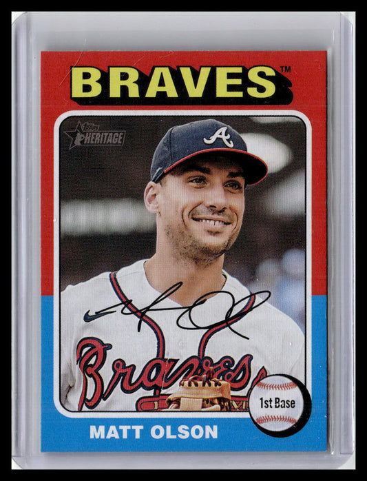 2024 Topps Heritage #440 Matt Olson