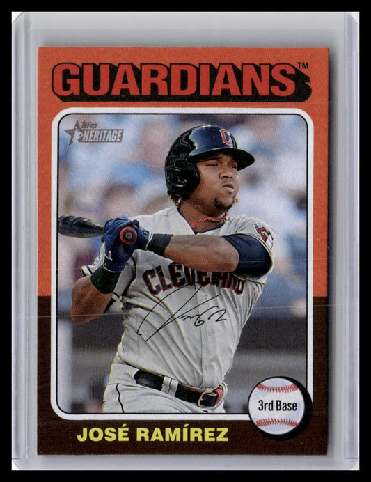 2024 Topps Heritage #183 José Ramírez