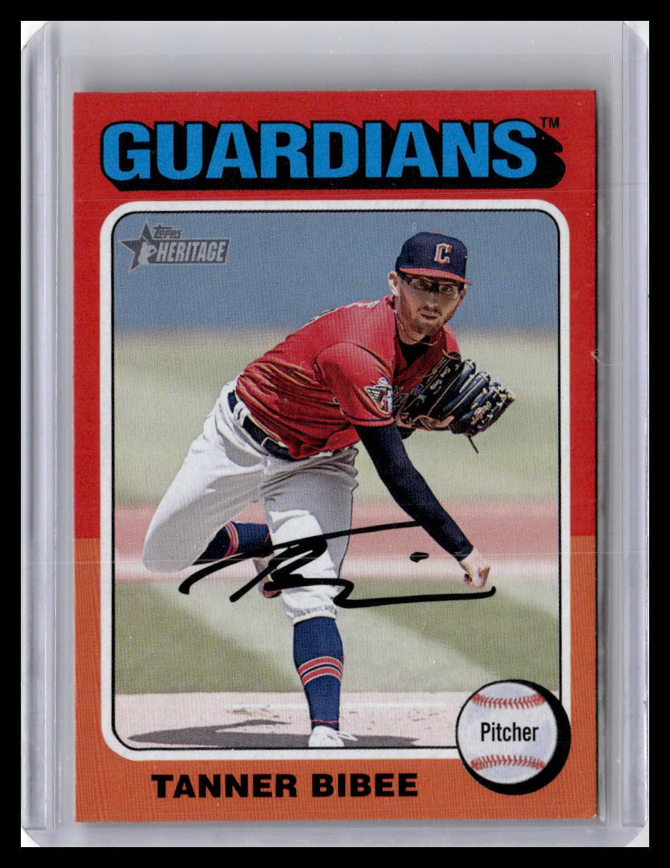 2024 Topps Heritage #241 Tanner Bibee