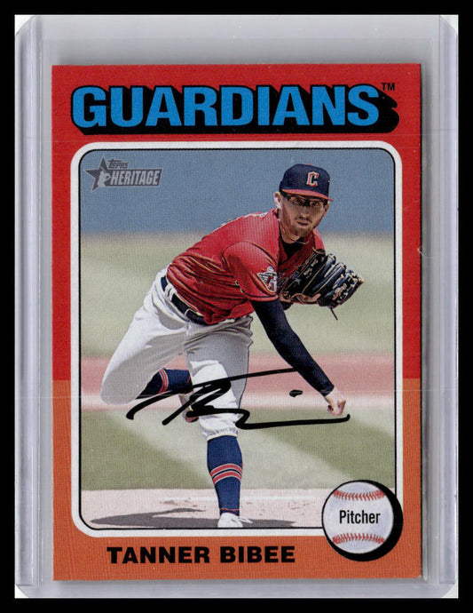 2024 Topps Heritage #241 Tanner Bibee