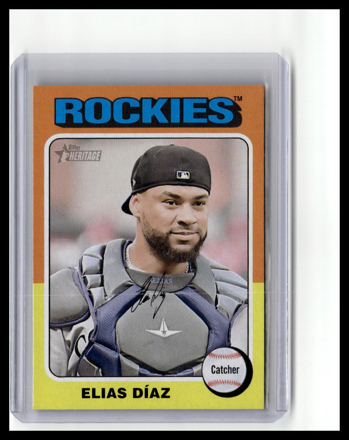 2024 Topps Heritage #474 Elias Díaz