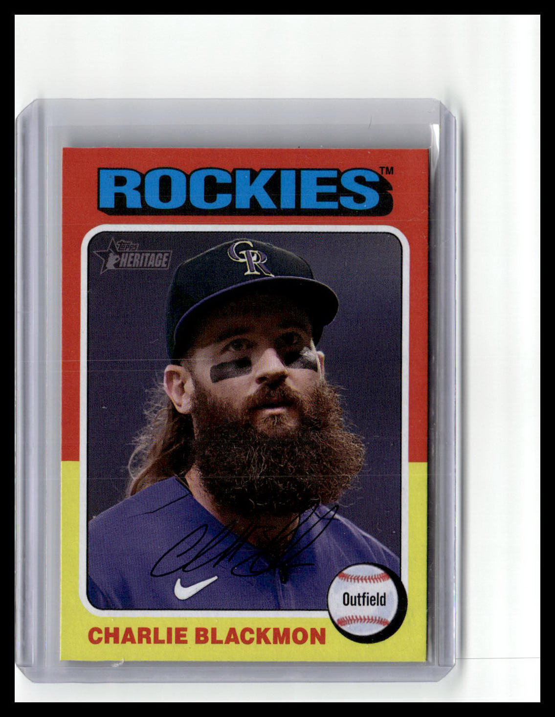2024 Topps Heritage #167 Charlie Blackmon