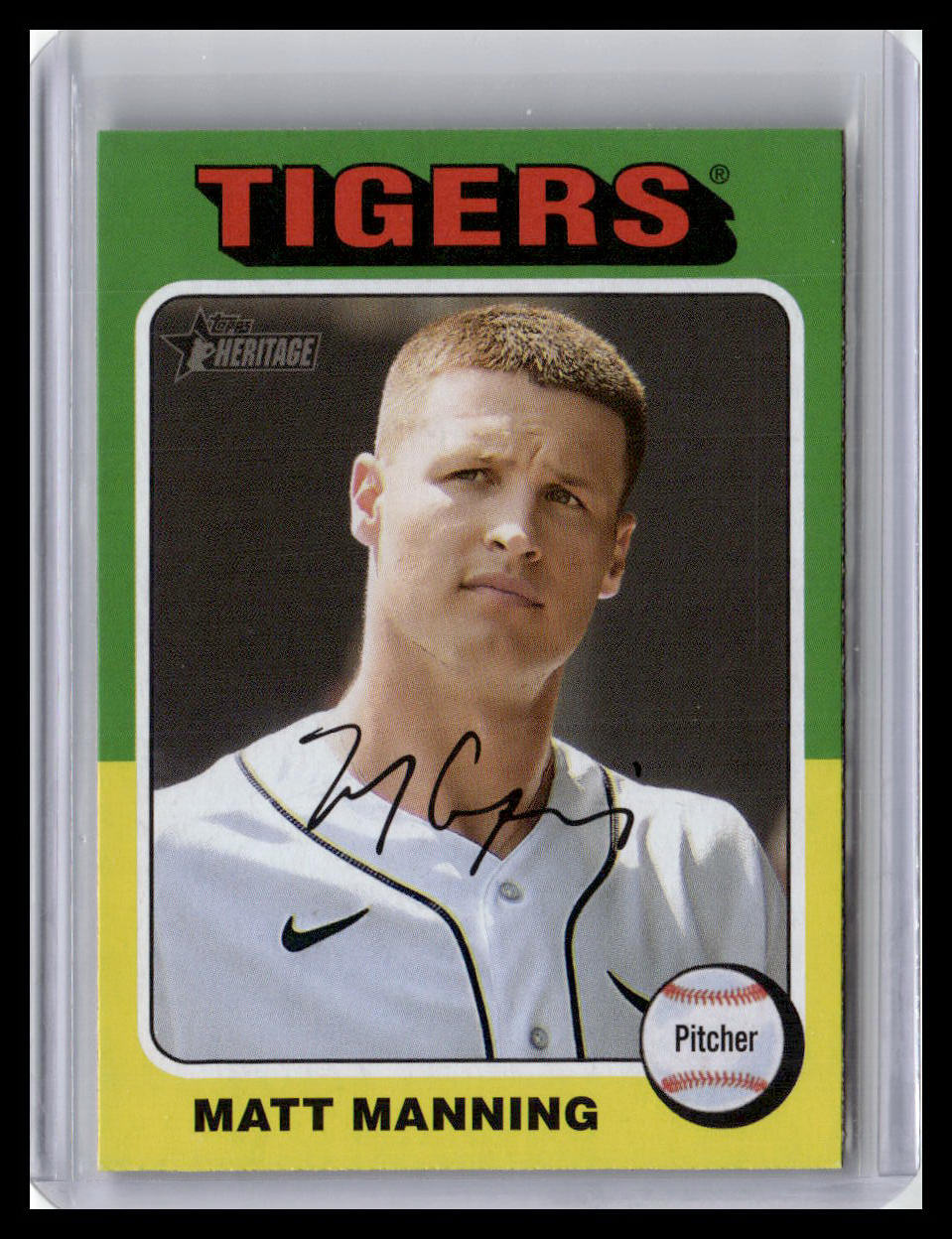 2024 Topps Heritage #14 Matt Manning