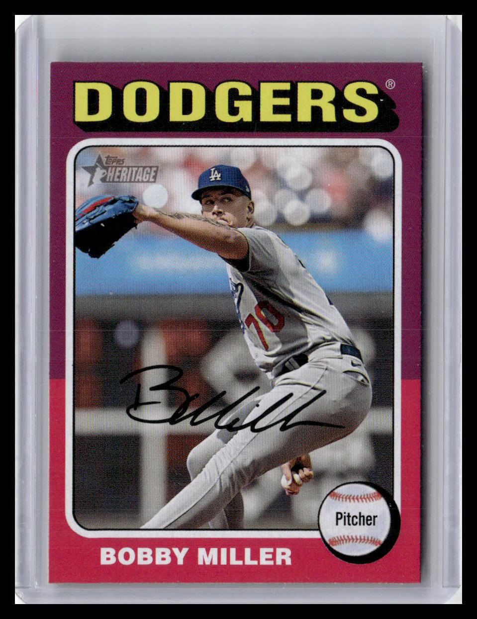 2024 Topps Heritage #116 Bobby Miller