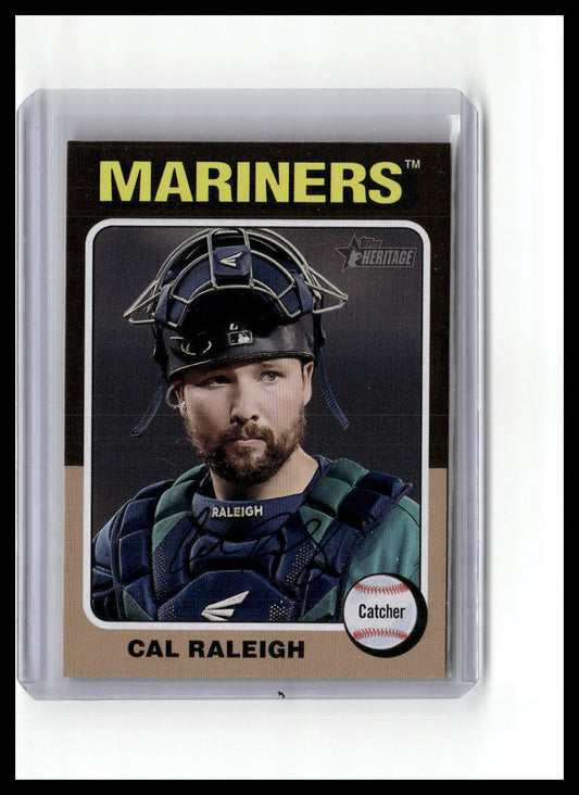 2024 Topps Heritage #217 Cal Raleigh