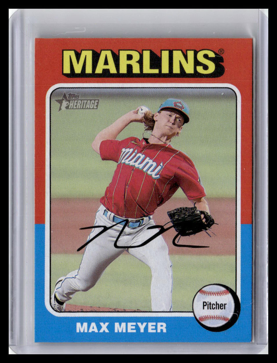 2024 Topps Heritage #492 Max Meyer